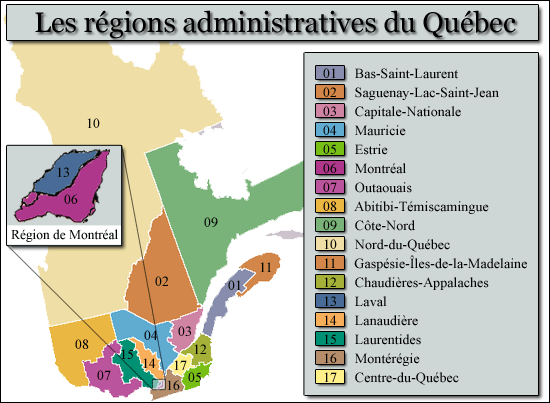 Le territoire officiel d’ISKA Québec
